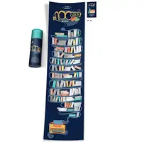Скретч постер "#100 ДЕЛ BOOKS edition" (рос) (тубус) - 1