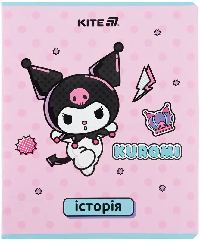 Зошит предметний ІСТОРІЯ 48 аркушів, КЛІТИНКА KUROMI