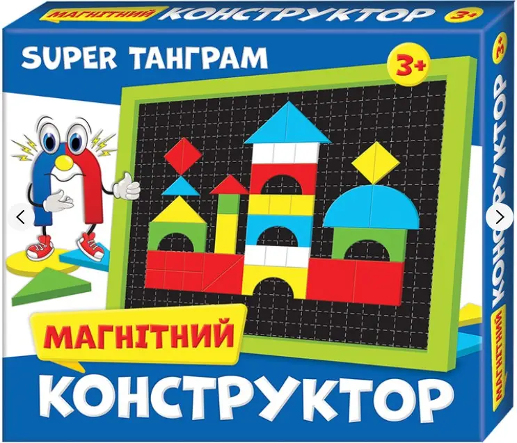 Настільна гра. Магнітний конструктор. Танграм 200000014У