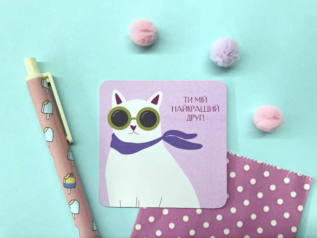 Міні листівка CatFriend