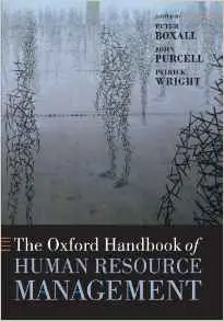 Oxford Handbook of Human Resour Management