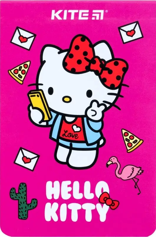Блокнот Hello Kitty, Клітинка, 48 арк., 70 х 105 мм