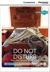 CDIR A1+ Do Not Disturb: The Importance of Sleep (Book...