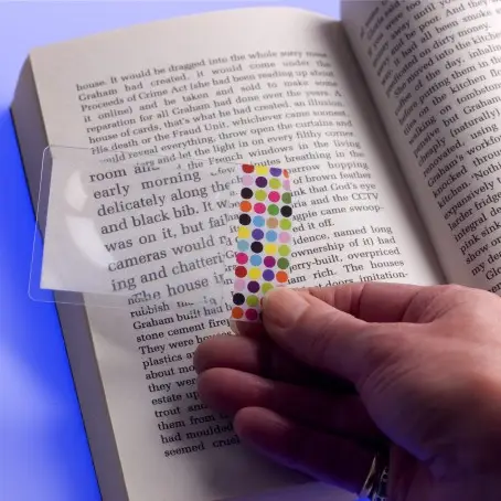 Flexible Magnifier Wallet Size Dots