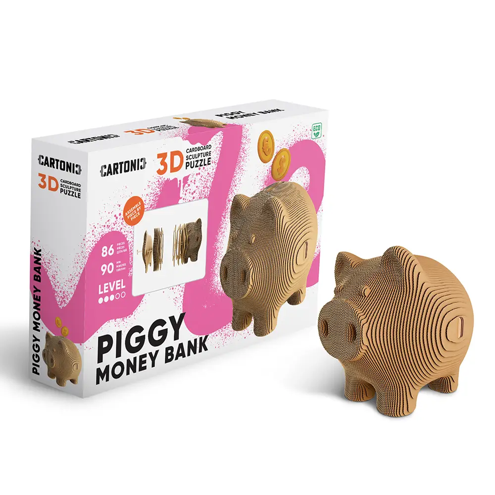 Картонний конструктор "Cartonic 3D Puzzle PIGGY MONEY...