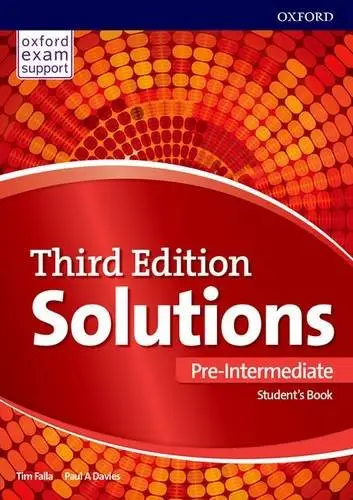 Solutions 3rd Edition Pre-Intermediate SB