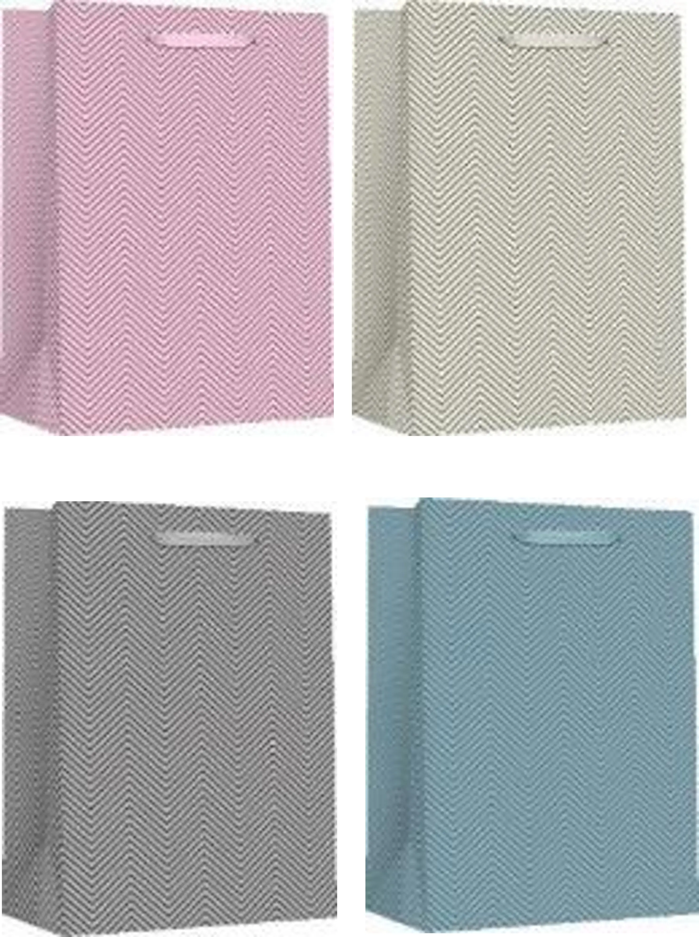 Пакет паперовий LARGE UV 26x12,7x32,4 210gsm , асорті