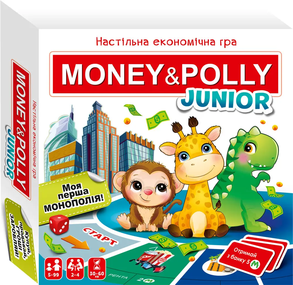 Настільна гра. Money&Polly JUNIOR 30000003У