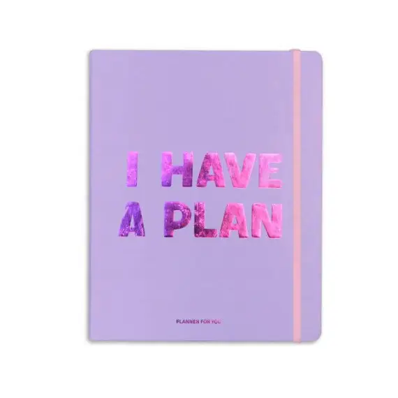 Блокнот A5 "I HAVE A PLAN peony planner"