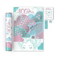 Скретч постер "#100 ДЕЛ TrueGirl Edition" (рос) (тубус) - 1