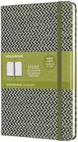 Записник Moleskine Blend 19 середній / Лінійка Зелений Канва - 1