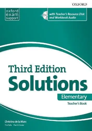 Solutions 3rd Edition Elementary Essentials TB&Resource...