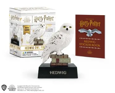 Harry Potter Kit Hedwig Owl Figurine with Sticker Book
