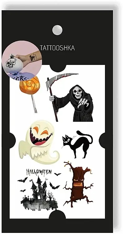 Тату Halloween kids 1