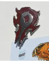 Металлический пин Worla of Warcraft (WOW) The Horde - 1