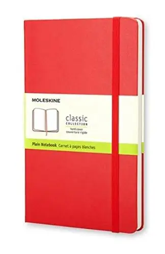 Записник Moleskine Classic середній / Нелінований Червоний