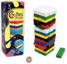 Настільна гра Strateg Colors Jenga 48 брусків українською...