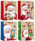 Пакет паперовий MEDIUM XMAS 17,8 x9,8 x 22,9, 210 г/м2, асорті - 1