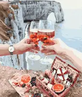 Картина за номерами. Сніданок на скелях(309) - 1