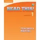 Read This! 1 Teacher's Manual + CD - 1