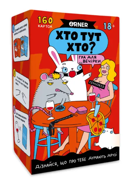 Гра для компанії "Хто тут хто? Гра для вечірки"