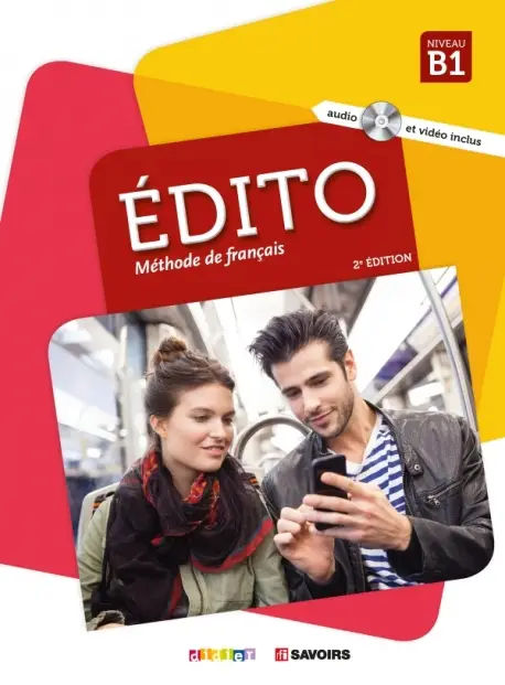 Edito B1 Livre eleve + DVD-Rom (audio et video) Edition 2018 - Kebuk