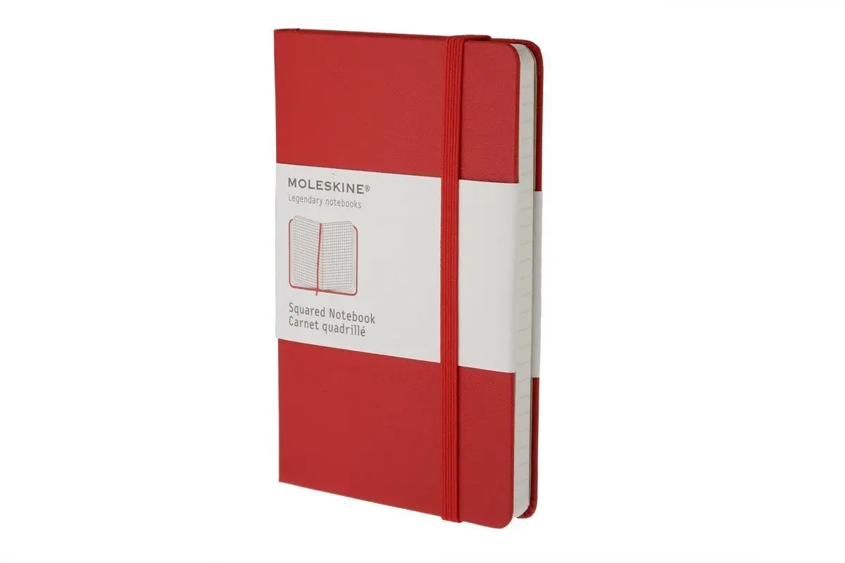 Записник Moleskine Classic кишеньковий / Клітина Червоний