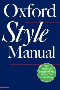 Oxford Style Manual