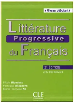 Litterature Progr du Franc 2e Edition Debut Livre