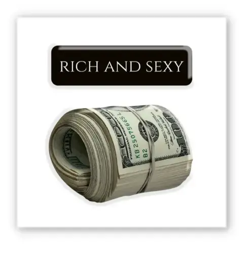 3D-стікер "Rich and sexy"
