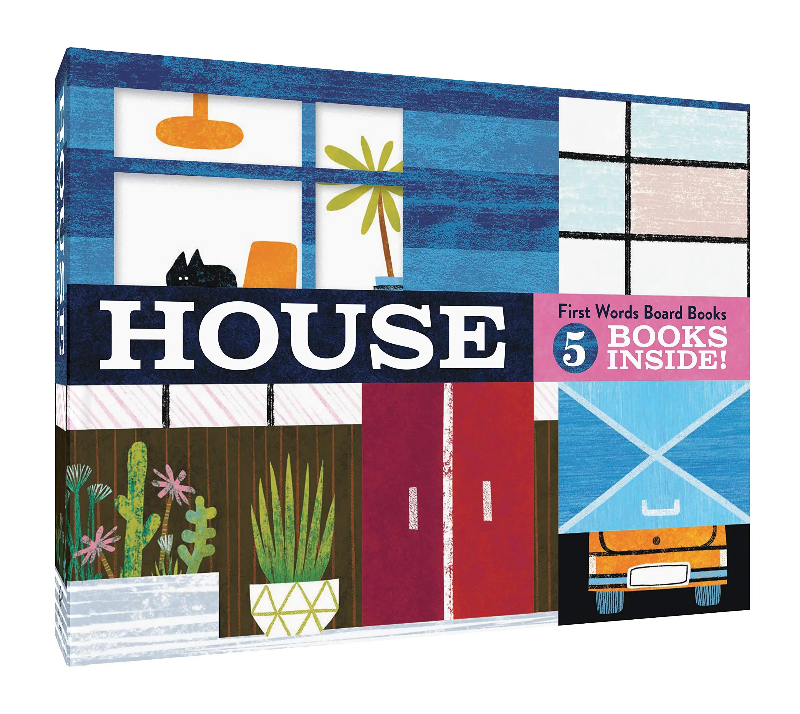 House: First Words Board Books. 5 Books Inside!