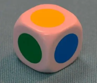 Mini Flashcards Language Games: Dice: Colours. Pack...