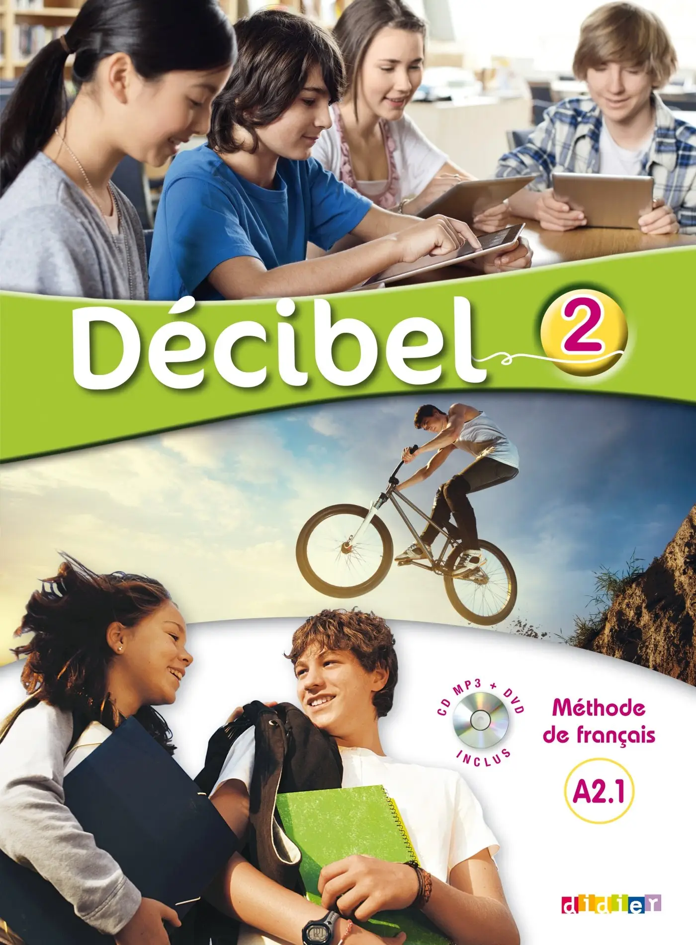 Decibel 2 Niveau A2.1 Livre de l'élève Mp3 CD + DVD