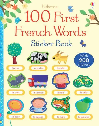 100 First French Words Sticker Book