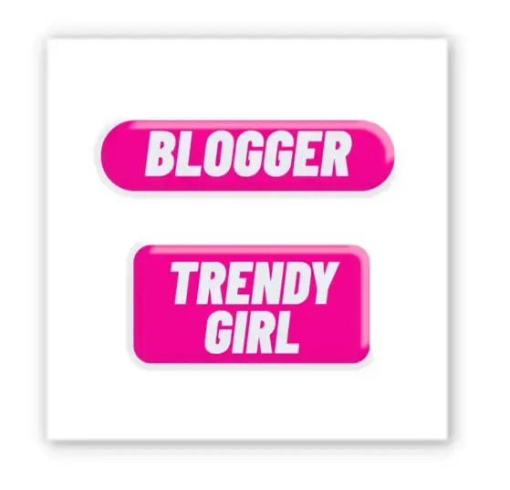3D-стікер "Trendy girl"