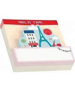 Shaped Memo Pads: Paris