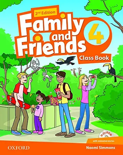 Family and Friends 2nd Edition 4 Class Book with Multi-ROM