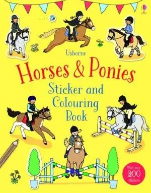 Sticker and Colouring Book: Horses & Ponies