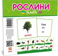 Картки міні Світ рослин (110х110 мм) - 1