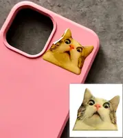 3D-стікер "Мем здивований котик" - 1