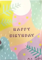 Листівка класична Happy birthday - 1