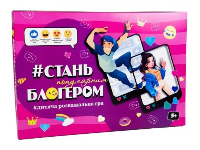 Настільна гра Стань популярним блогером