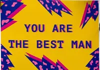 Листівка класична You are best man - 1