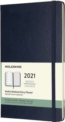 Фото - Щотижневик Moleskine 2021 середній / Сапфір