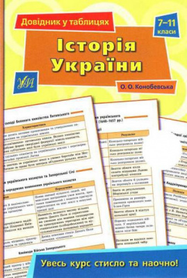 Фото - Довідник у таблицях. Історія України. 7–11 класи