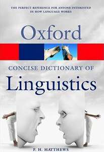 Фото - Oxford Concise Dictionary of Linguistics