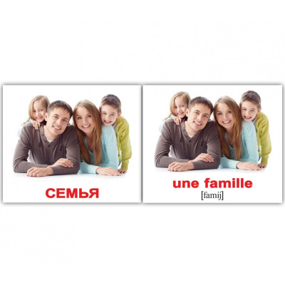 Фото - Мини-20: Семья Famille (рус-франц)