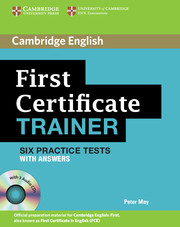 Фото - First Certificate Trainer Practice Tests with answers with Audio CDs (3)