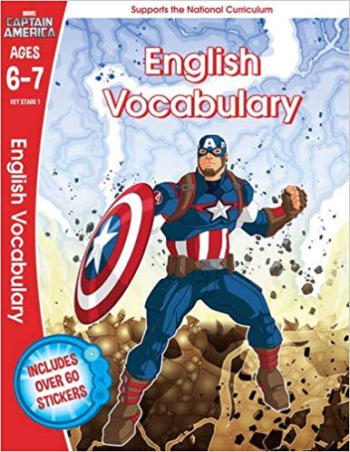 Фото - Captain America: English Vocabulary, Ages 6-7: Ages 6-7
