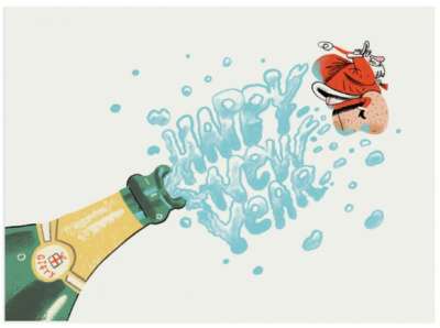 Фото - Листівка Шампанське